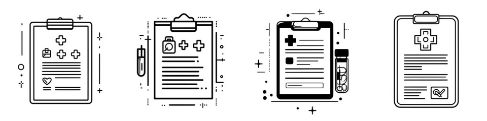 Check-up icon in solid style. The modern illustration is simple and pixel-perfect.