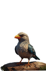 Obraz premium a baeutiful bird in land