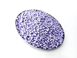 Red masterbatch granule, red polypropylene polymer granules, cold cutting type granule texture,...