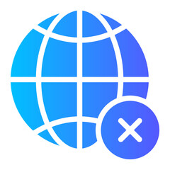 offline gradient icon