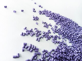 Red masterbatch granule, red polypropylene polymer granules, cold cutting type granule texture,...