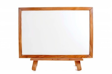 Blank magnetic whiteboard isolated on white