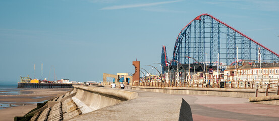 Coastal Amusement Park Panorama