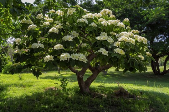 Native gardenia plumeria Sarasota tree almendro artocarpus heterophyllus Calachuchi alba