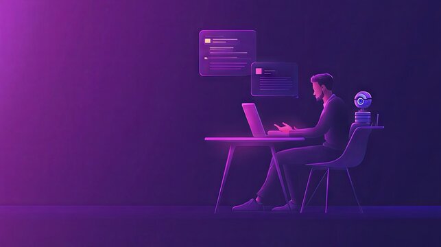 Conversing with AI in a Calid Workspace