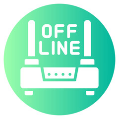 router gradient icon