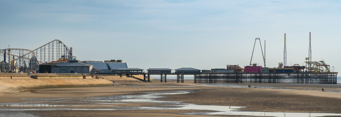 Coastal Amusement Park Panorama