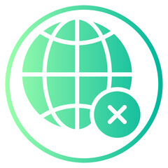 offline gradient icon