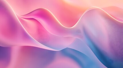 Obraz premium Smooth gradient background with tech layers adding intricate depth