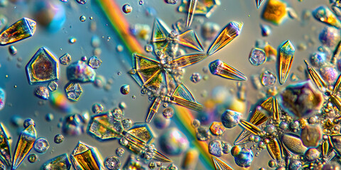 Uric acid crystals in urine, Uric acid, crystals, urine, health, medical, gout, kidney stones