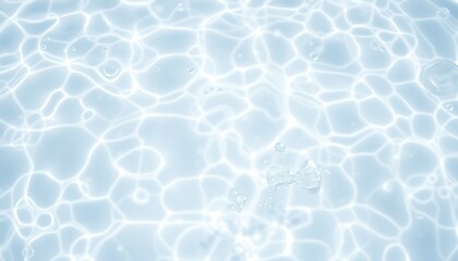 Obraz premium Water Surface with Detailed Ripples and Bubbles, Ai generated Images