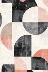 Scandinavian Inspired Simple Geometric Pattern Design