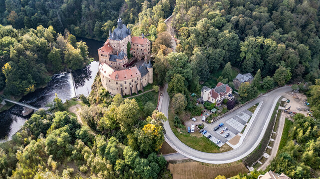Burg Kriebstein in Sachsen mit Burgberg
