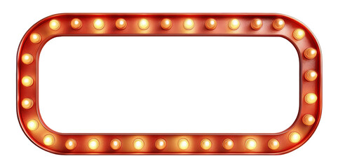 Retro style cinema sign banner