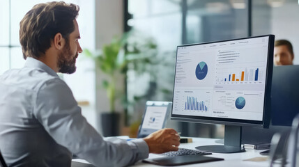 A virtual meeting discussing workforce analytics for improving remote work efficiency