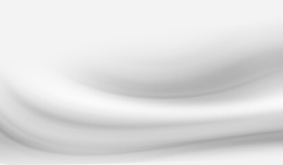 white cloth background abstract with soft waves