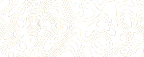 Premium Vector Terrain Art Featuring Gold Contours and Organic Wavy Lines for a Nature-Inspired Travel Graphic
