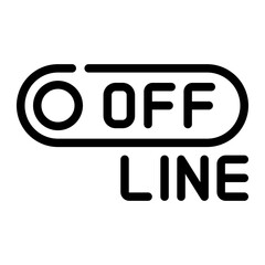 button line icon