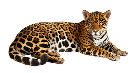 Obraz premium Jaguar isolated on transparent background, png