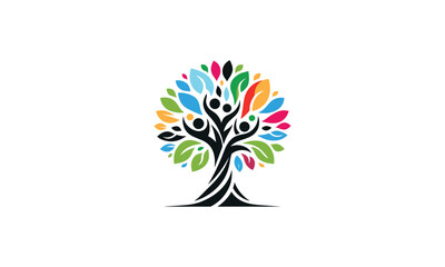 people logo, Teamwork logo, group people logo, Community, partners, group, startup or teamwork symbol. wellness logo, 