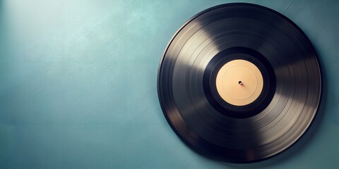 Fototapeta premium Schallplatte Vinyl Schellack Vinylscheibe Scheibe Platte Creative AI