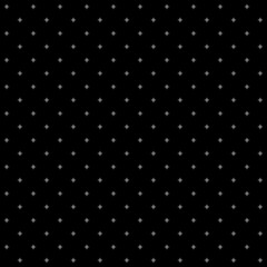 Raster Textur mit kleinen Kreuzen als Hintegrund weiss auf schwarz