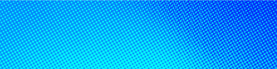 Blue gradient dots design panorama background. Suitable for banner, poster, advertising. and various other design works
