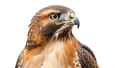 Fototapeta premium Red tailed Hawk isolated on transparent background, png