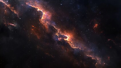 Obraz premium Starry sky background, colorful dazzling starry sky wallpaper, stock photo