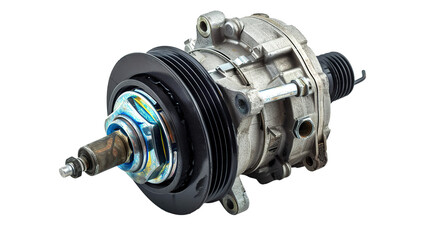 Starter Motor isolated on transparent background, png