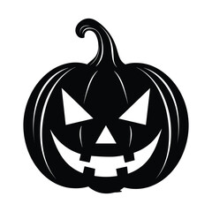 Halloween Pumpkin Silhouette Vector