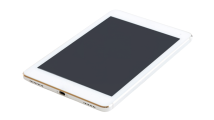 Tablet isolated on transparent background, png
