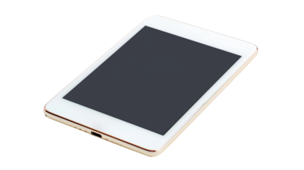 Tablet isolated on transparent background, png