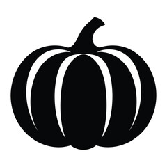 Halloween Pumpkin Silhouette Vector