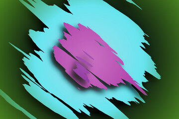 Abstract paper cutout. Future graphic geometric design. Geometry texture futuristic decoration