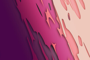 Abstract paper cutout. Future graphic geometric design. Geometry texture futuristic decoration