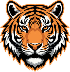 Tiger head Angry esport logo