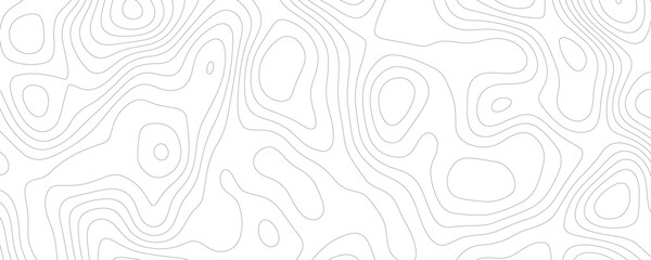 Modern Topographic Map Design with Seamless Geometric Contour Lines and Relief Patterns for a Physical Geography Illustration
