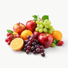 Still life of colorful fresh fruits