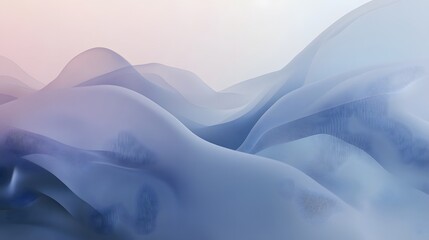 Depth achieved by tech layers on a smooth muted gradient background