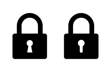 Padlock icon set