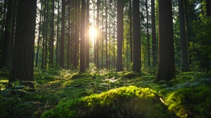 Obraz premium Management and Maintenance of Forest Properties in Sweden and Finland
