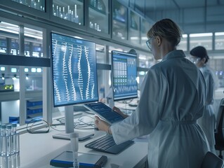 Scientists Exploring New DNA Data Storage Methods in Advanced Research Laboratory