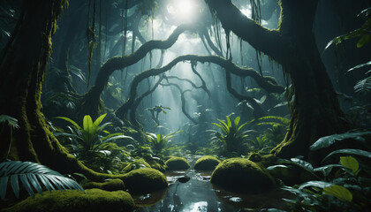 Obraz premium Jungle Forest 