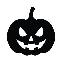 Halloween Pumpkin Silhouette Vector