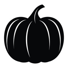 Halloween Pumpkin Silhouette Vector