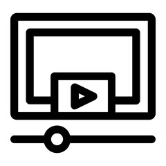 video tutorial icon