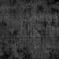 Grunge Textur: Dunkle schwarze Betonoberfläche