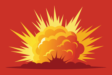 Explosive hail silhouette vector illustration K.eps