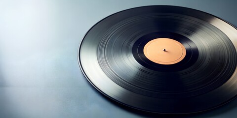 Fototapeta premium Schallplatte Vinyl Schellack Vinylscheibe Scheibe Platte AI-Created Content